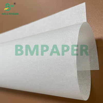 अच्छी चिकनाई 40GSM जंबो रोल ग्रीसप्रूफ पेपर सैंडविच रैपिंग के लिए सफेद