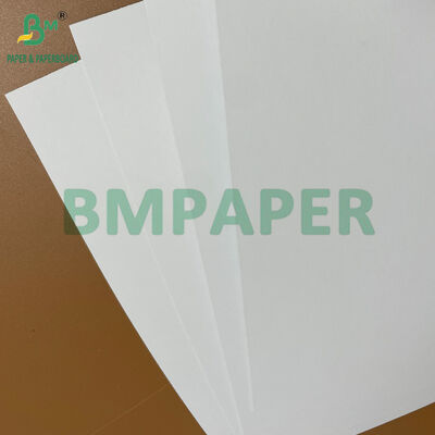 300GSM 350GSM 400GSM चमकीले सफेद डबल फेस गैर-कोटेड वुडफ्री पेपर स्टॉक
