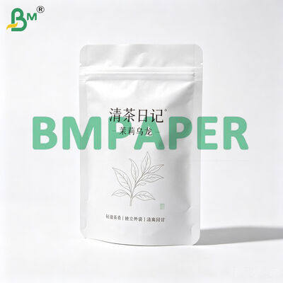 C1S 80gsm एक तरफ चमकदार लेपित कागज चाय बैग के लिए थैली बाहरी लिफाफे