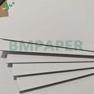 150+120+150gsm सफेद नालीदार बोर्ड ई बांसुरी 1500mm*800mm