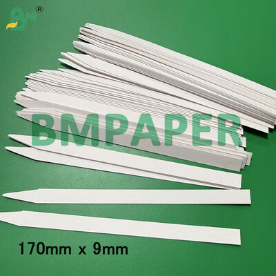 सफेद सुगंध परीक्षण कागज की पट्टियाँ, अवशोषक बोर्ड 160mm X 10mm 170mm X 9mm