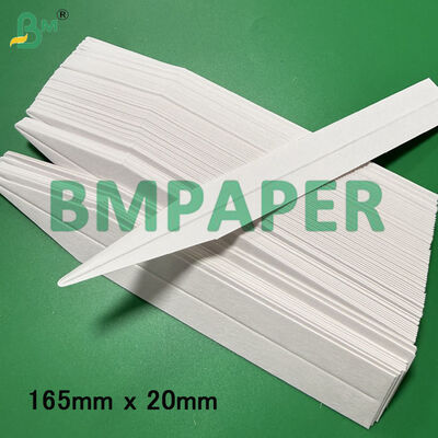 सफेद सुगंध परीक्षण कागज की पट्टियाँ, अवशोषक बोर्ड 160mm X 10mm 170mm X 9mm