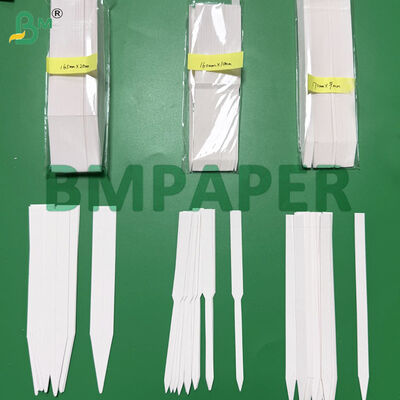 सफेद सुगंध परीक्षण कागज की पट्टियाँ, अवशोषक बोर्ड 160mm X 10mm 170mm X 9mm
