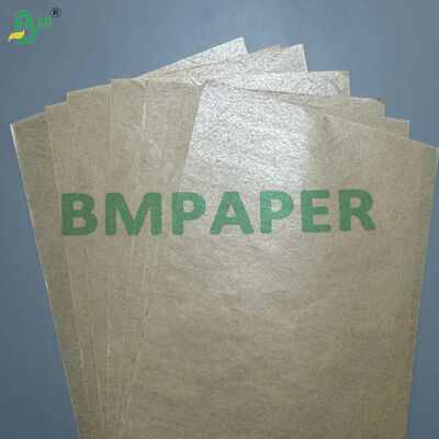 उच्च शक्ति 30-50g क्राफ्ट बेस पेपर 6-12g पीई एक्सट्रूज़न कोटिंग के साथ स्वचालित कटलरी पैकेजिंग मशीनों के लिए